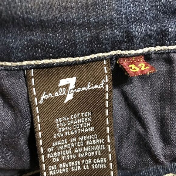 7 for All Mankind Roxanne Size 32 - Picture 8 of 9